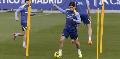 El Atlético empezó a preparar el duelo ante el PSV, pendiente de Johnny Cardoso