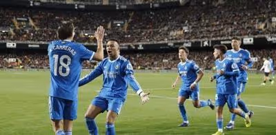 El Real Madrid supera el examen de Mestalla
