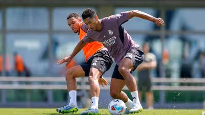 Mbappé y Courtois, objetivo Clásico