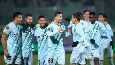 El Betis prolonga su racha con su primera victoria europea ante el Ludogorets