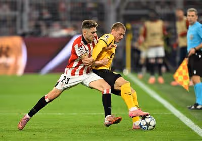 El Athletic naufraga en la Champions: dos partidos, dos derrotas