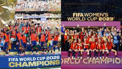 España, primera campeona del mundo de fútbol masculino y femenino al mismo tiempo