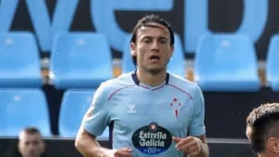 El jugador del Celta Fortuna Joel López un edema en la pierna izquierda