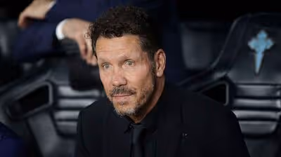 Diego Simeone llamó «caradura» al árbitro del Celta-Atlético