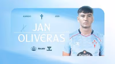 Jan Oliveras refuerza el lateral izquierdo del Celta Fortuna
