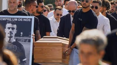 El fútbol portugués, el Liverpool y sus allegados se despiden con gran dolor de Diogo Jota