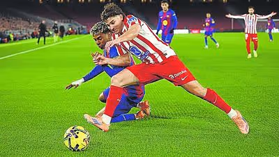 Un Atlético herido por el frenazo en el Camp Nou