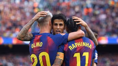Aprobados y suspensos del Barça ante el Sevilla: Raphinha y Cancelo se dan un festín