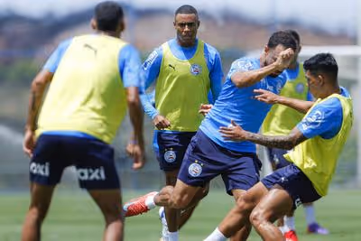 Willian José fica na academia em reapresentação do Bahia e pode ser desfalque contra o Remo; três atletas iniciam transição
