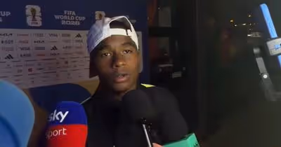 Endrick celebra estreia na Copa do Mundo no jogo contra o Haiti: