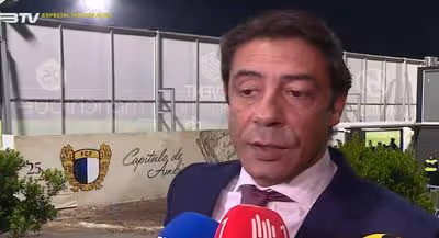 Presidente do Benfica furioso com arbitragem em Famalicão