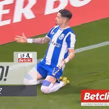 O golo de Borja Sainz que valeu a vitória ao FC Porto frente ao Sp. Braga