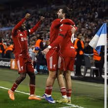 A crónica do Marselha-Liverpool, 0-3: passo de gigante no Vélodrome