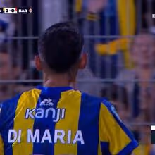 Di María volta aos golos pelo Rosario Central com mais um momento de pura classe