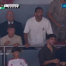 Pavlidis e companhia vibraram com o dérbi de futsal entre Benfica e Sporting na Luz