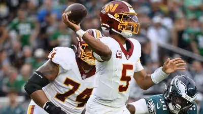 Jayden Daniels' full-practice return — wearing a brace — marks pivotal moment for Commanders ahead of Giants game
