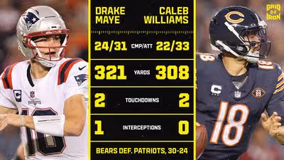 Patriots’ missed tackles and big-play vulnerability doom New England in 30-24 loss to Chicago