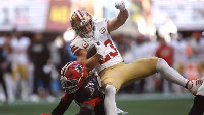 Christian McCaffrey Listed Questionable with Thigh Injury After Exiting Week 7