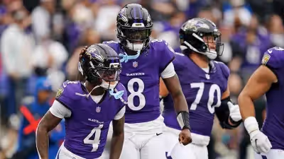 Lamar Jackson Exits vs. Titans with Left Ankle Injury; MRI Scheduled as Tyler Huntley Comes On