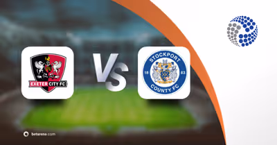 Betting tip Exeter City vs Stockport County - League One  2025/2026