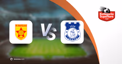 Palpite Partizani Tirana x Teuta Durrës - Superliga  2025/2026