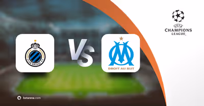 Prognóstico Club Brugge vs Olympique Marseille - Champions League  2025/2026