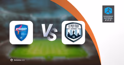 Pronostic parions Bourg-en-Bresse - Le Puy-en-Velay - National  2025/2026
