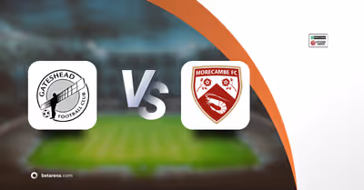 Betting tip Gateshead vs Morecambe - Enterprise National League  2025/2026