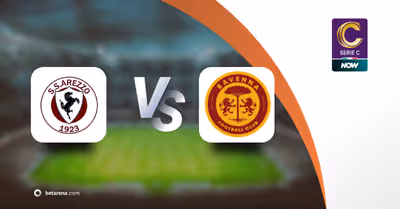 Arezzo - Ravenna - Serie C: Girone B  2025/2026 pronostico