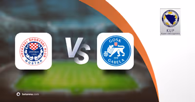 Prognóstico Zrinjski vs GOSK Gabela - Bosnia Cup  2025/2026