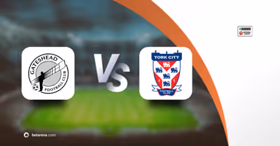 Betting tip Gateshead vs York City - Enterprise National League  2025/2026