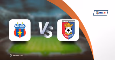 Betting tip CSA Steaua Bucureşti vs Chindia Târgovişte - Liga 2  2025/2026